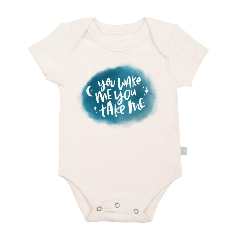 graphic bodysuit | wake me|Default|0-3M|3-6M|6-9M|9-12M