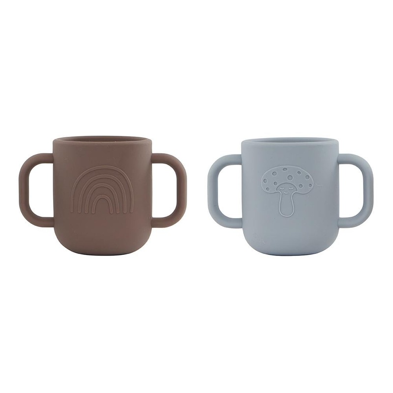 Kappu Cup – Pack of 2 – Dusty Blue/Choko