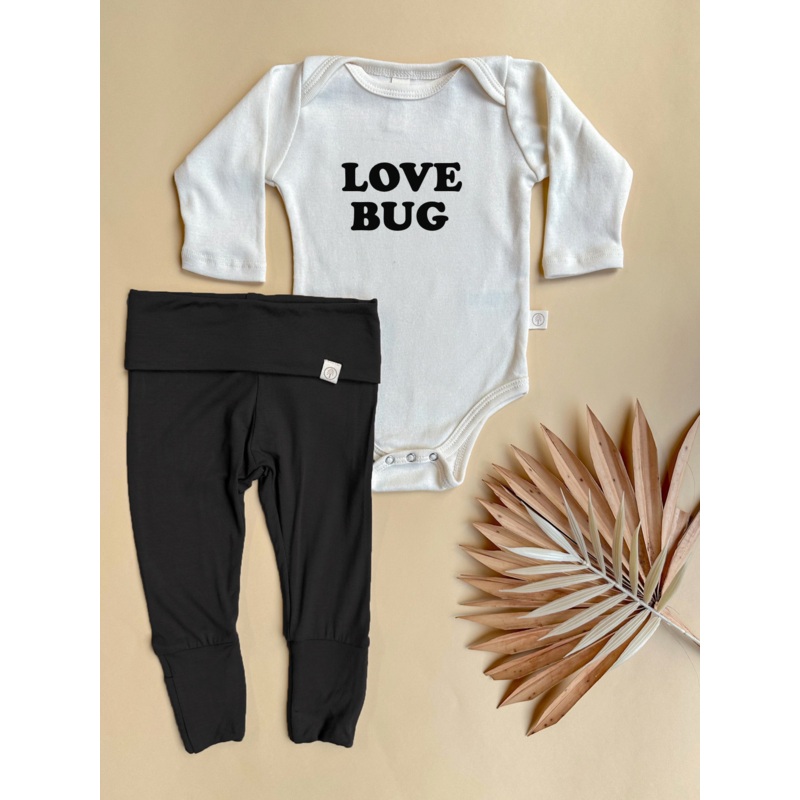 Love Bug – Black Leggings Outfit Set Bundle