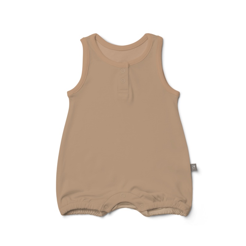 QUICK CHANGE ROMPER | SANDSTONE