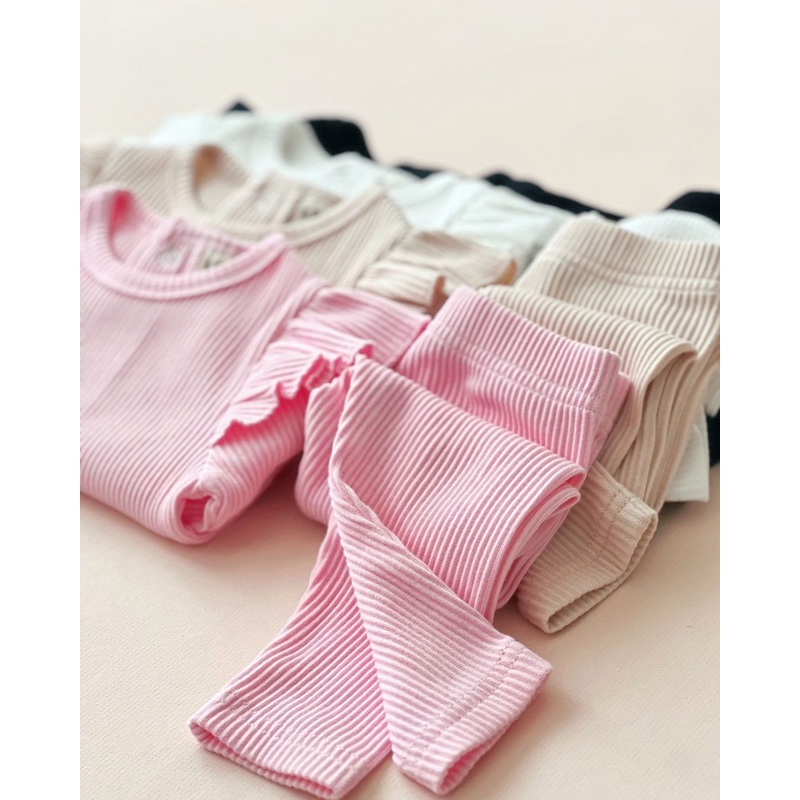 Ribbed Leggings | Pink|Newborn|0-3M|3-6M|6-12M|12-18M|18-24M|2T
