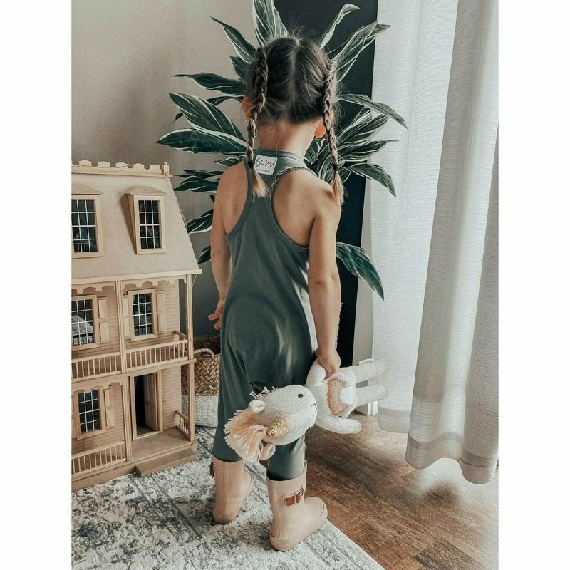 Romper Olive|2-3|4-5|6-7|8-9|10|Olive