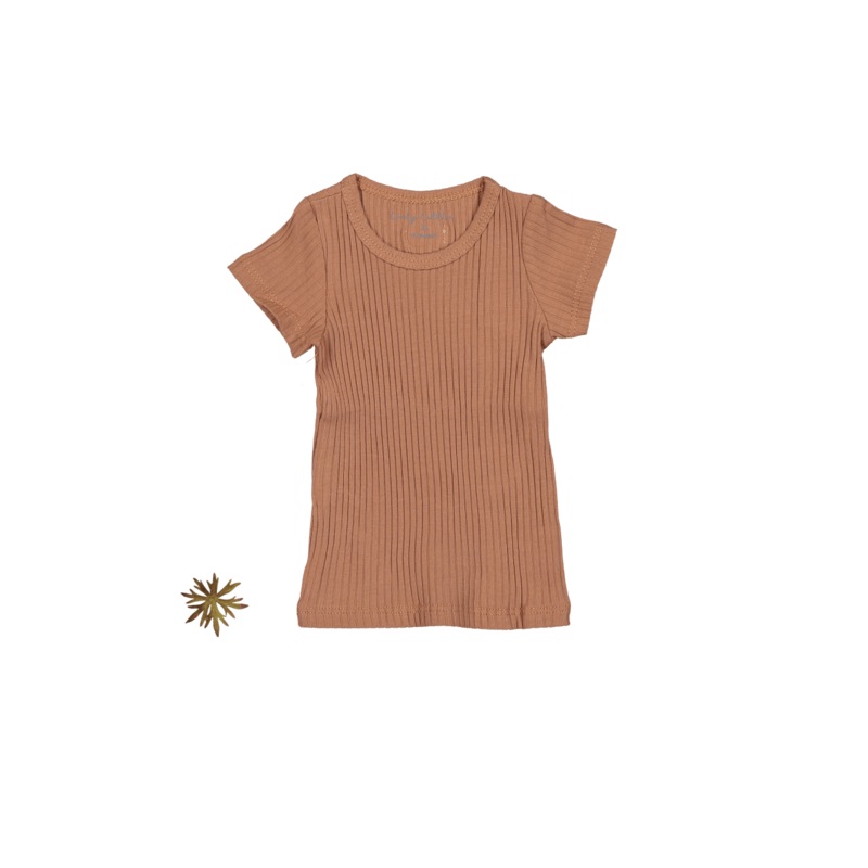 The Short Sleeve Tee – Clay|3m|6m|12m|18m|24m|36m|4y|6y|8y