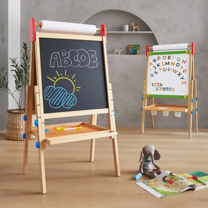 Tiny Land 3-in-1 Art Easel & Paper Roll Set