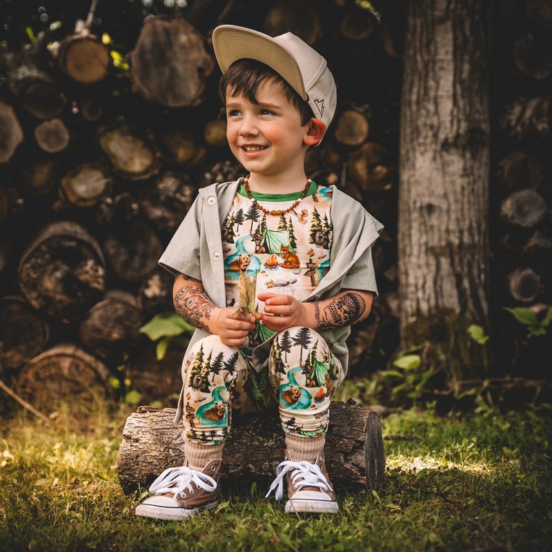 Camping 2pc Pajama Set|12-18 Months|18-24 Months|2T|3T|4T