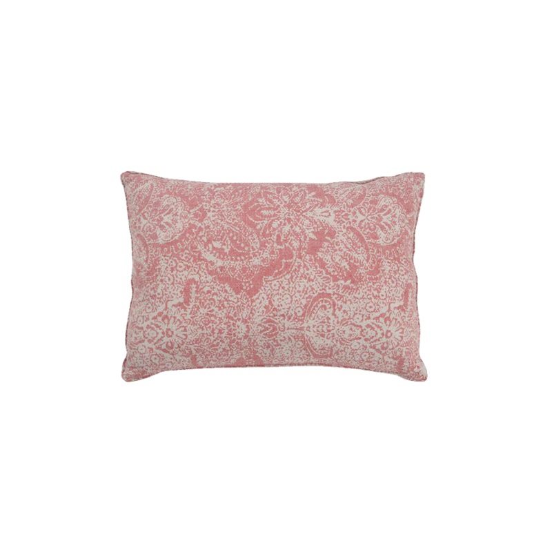 CUSHION STONE WASH SALMON|50 x 35 x 12 cm|Salmon