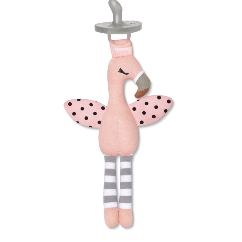 Franny Flamingo – Pacifier Buddy