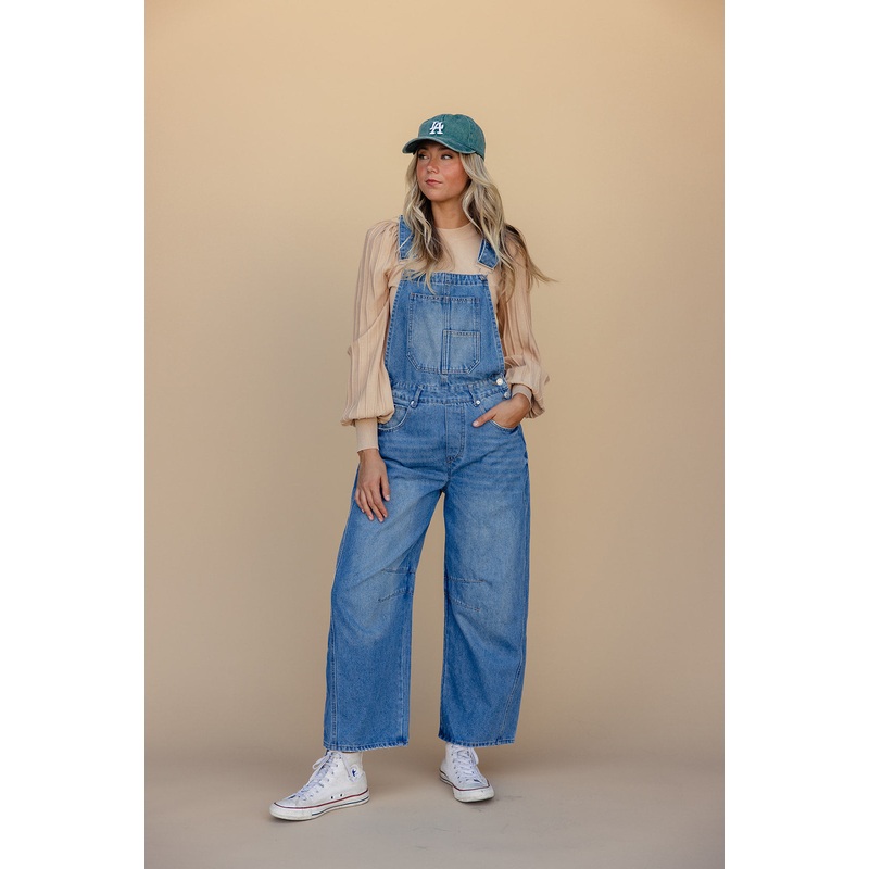Out Of The Blue Barrel Overalls