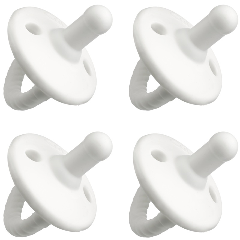 Pacifiers, 4 Pack by Comfy Cubs – White