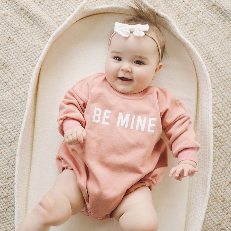 Be Mine Sweatshirt Romper – more colors
