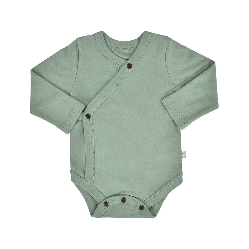 long bodysuit | Basil Green|Basil Green|0-3M|3-6M|6-9M|9-12M
