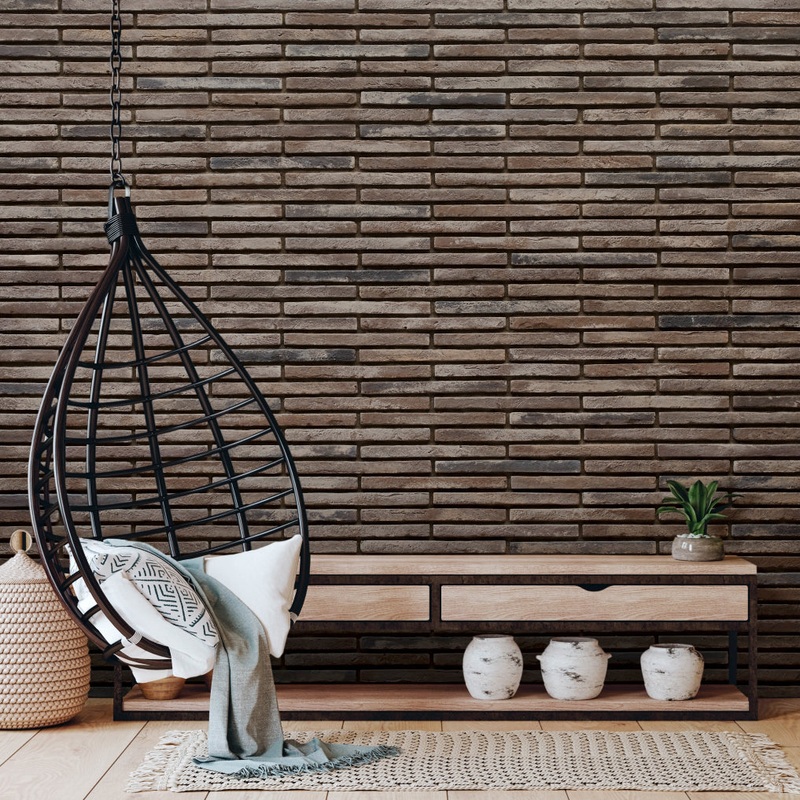 Maxima Chestnut Manufactured Stone Handmade Brick Veneer – Livfloors Collection