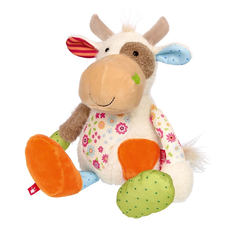 Patchwork Cow Plush Toy