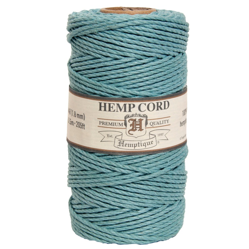 #48 (1.8mm) Hemp Cord Spools|Emerald|Burgandy|Dusty Pink|Sunset Coral|Mustard|Black|Gray|White|Natural|Brown|Red|Blue|Green|Dark Purple|Lime Green|Yellow|Light Green|Light Blue