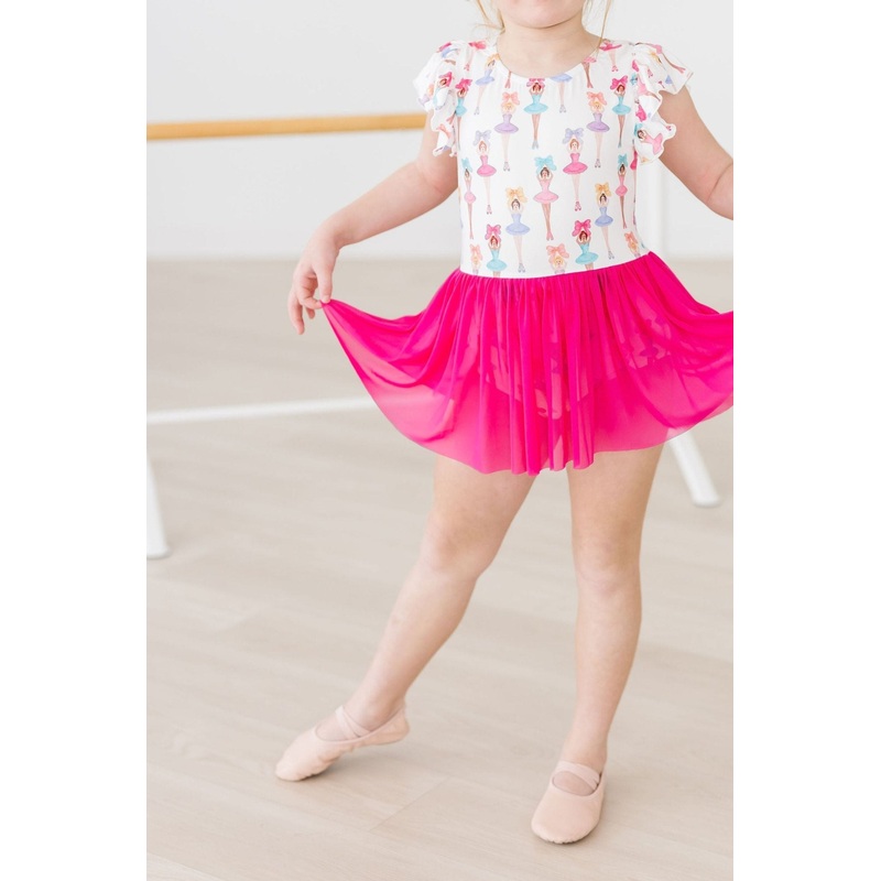Ballerina Bows S/S Twirl Leotard