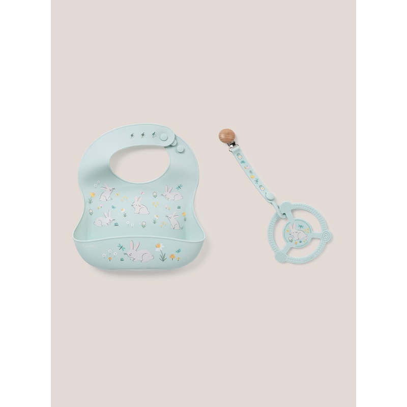 Bib and Teether Baby Bundle – Bunny Hollow