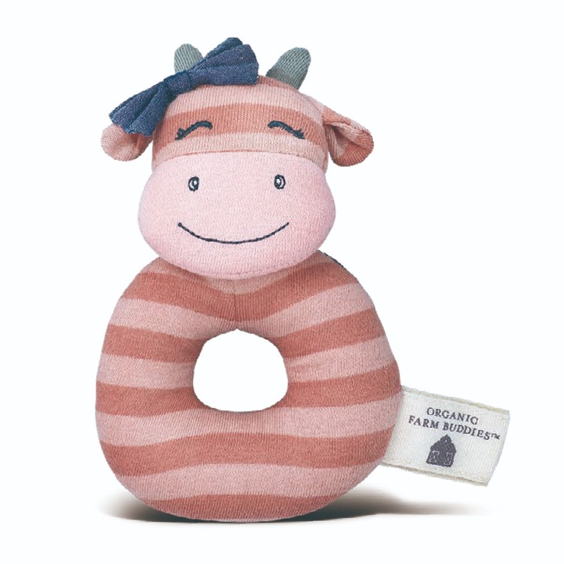 Miss Moo – Teething Rattle