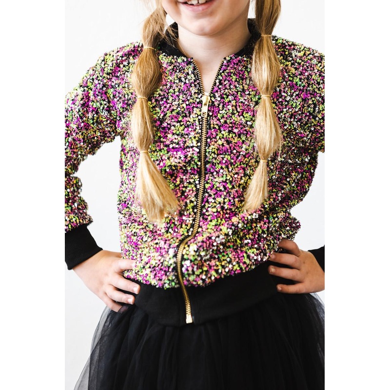 Rainbow Sequin Jacket|2T|3T|4T|5/6|7/8|9/10|11/12