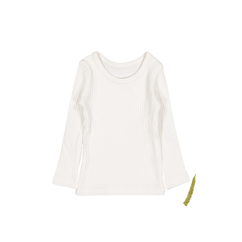 The Long Sleeve Tee – Pearl|3m|6m|12m|18m|24m|36m|4y|6y|8y