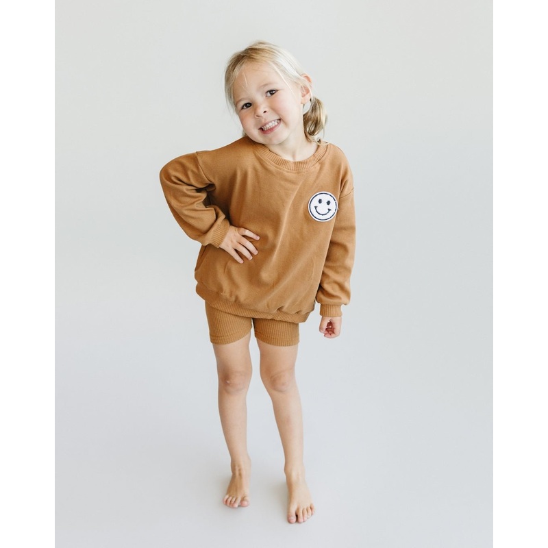 Biker Shorts Set | Rust|0-3M|3-6M|6-12M|12-18M|18-24M|2T|3T|4T|5T|6-7Y|8-9Y