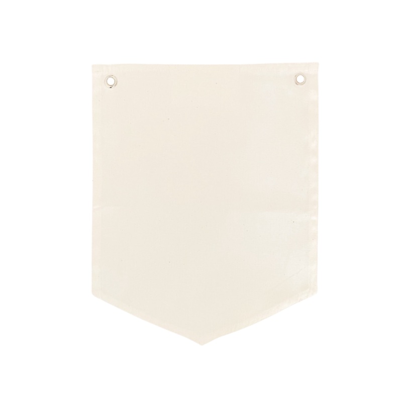 blank pointed banner