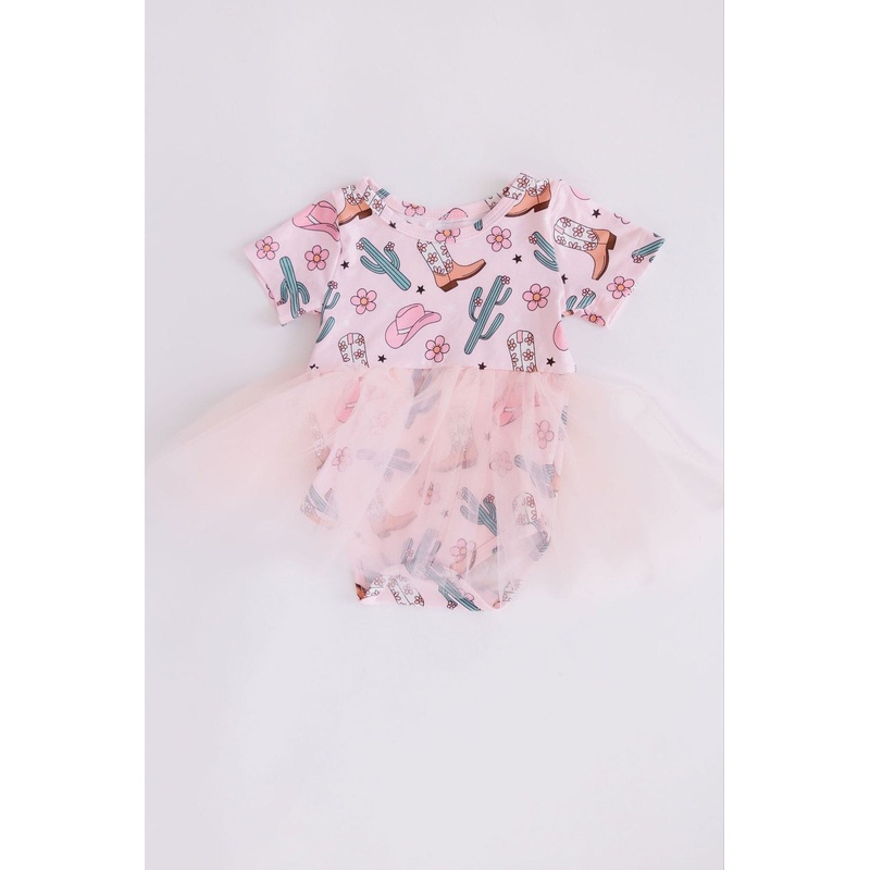 Cactus Cowgirl Tutu Bodysuit|0-3M|3-6M|6-12M|12-18M|18-24M