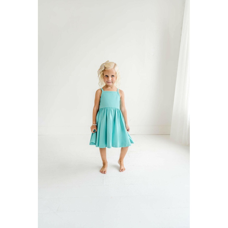 Camila Dress in Waterfall|12/18m