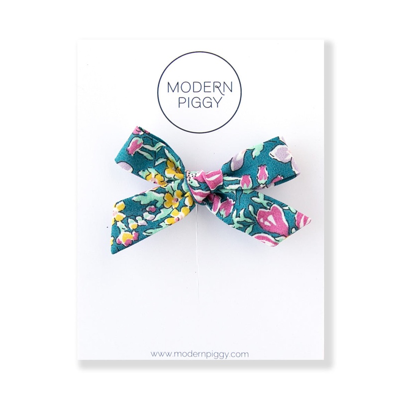 Greenhouse | Hand-tied Bow|Alligator Clip|Nylon Headband
