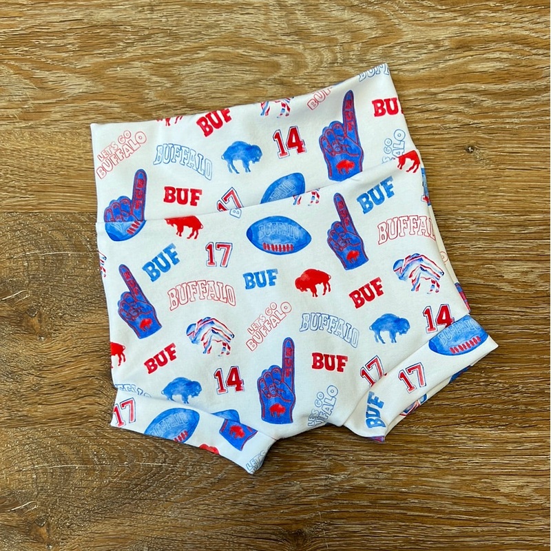 Let’s Go Buffalo Shorties|0-3 Months|3-6 Months|6-9 Months|9-12 Months|12-18 Months|2T|3T|4T|5T|2T Long Shorts|3T Long Shorts|4T Long Shorts|5T Long Shorts|6T Long Shorts