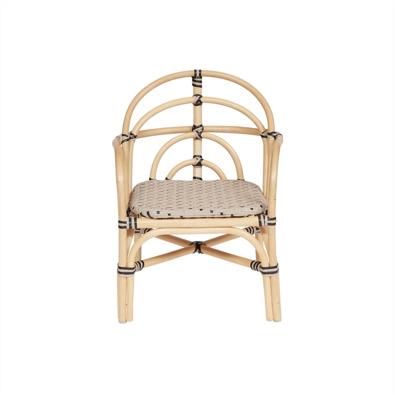 Momi Mini Outdoor Chair – Nature/ Clay