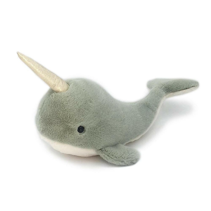 ‘Nico’ Narwhal Plush Toy|Green