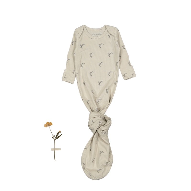The Printed Baby Gown – Nola Blue