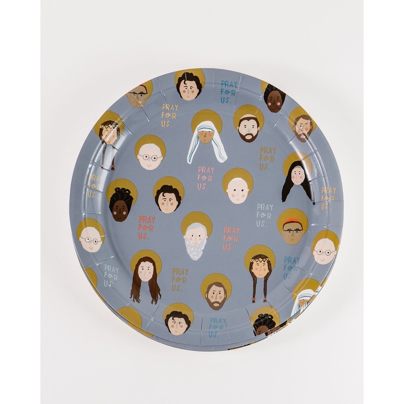 All Saints Paper Plates