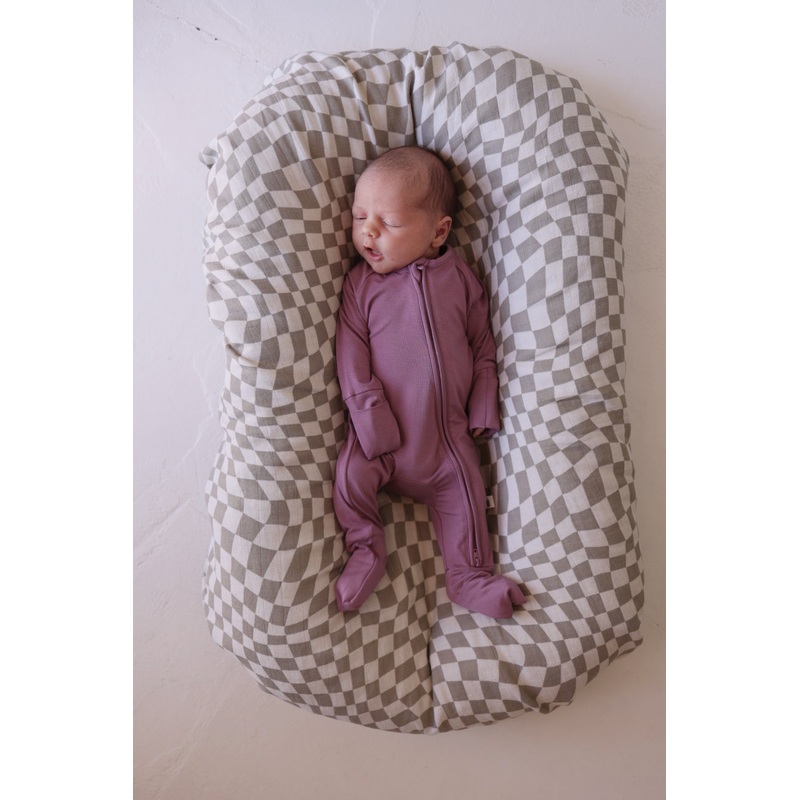 Bamboo Zip Pajamas | Amethyst|Newborn|0-3 Months|3-6 Months|6-12 Months|12-18 Months|18-24 Months
