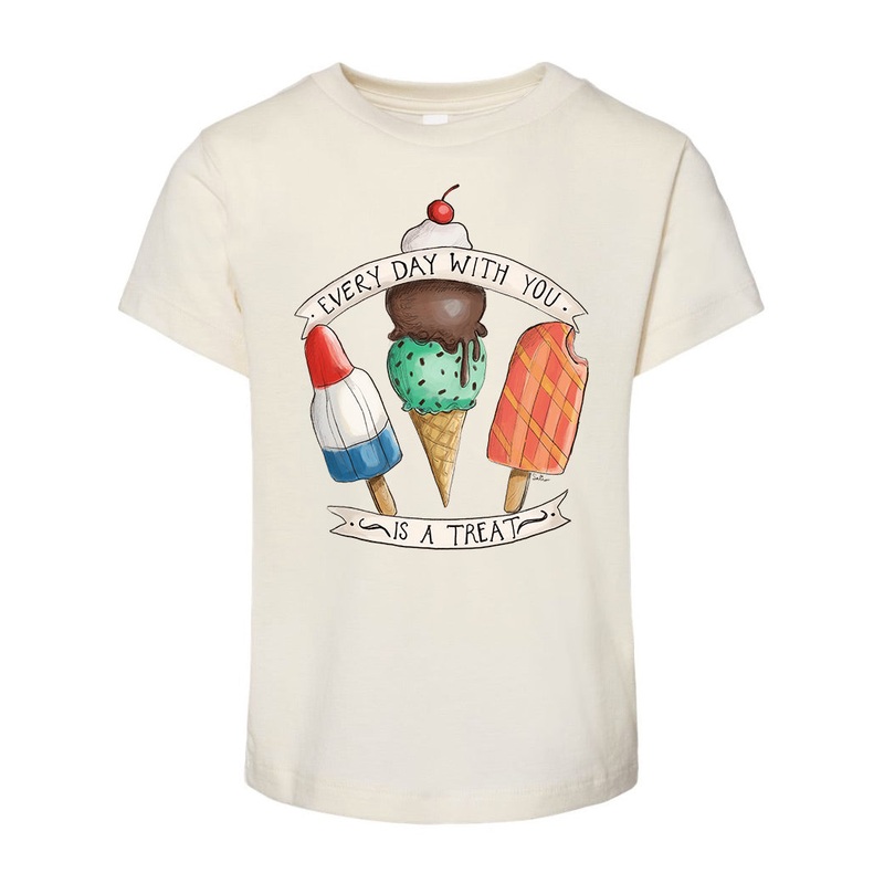 Every Day with You is a Treat – Natural [Children’s Tee]