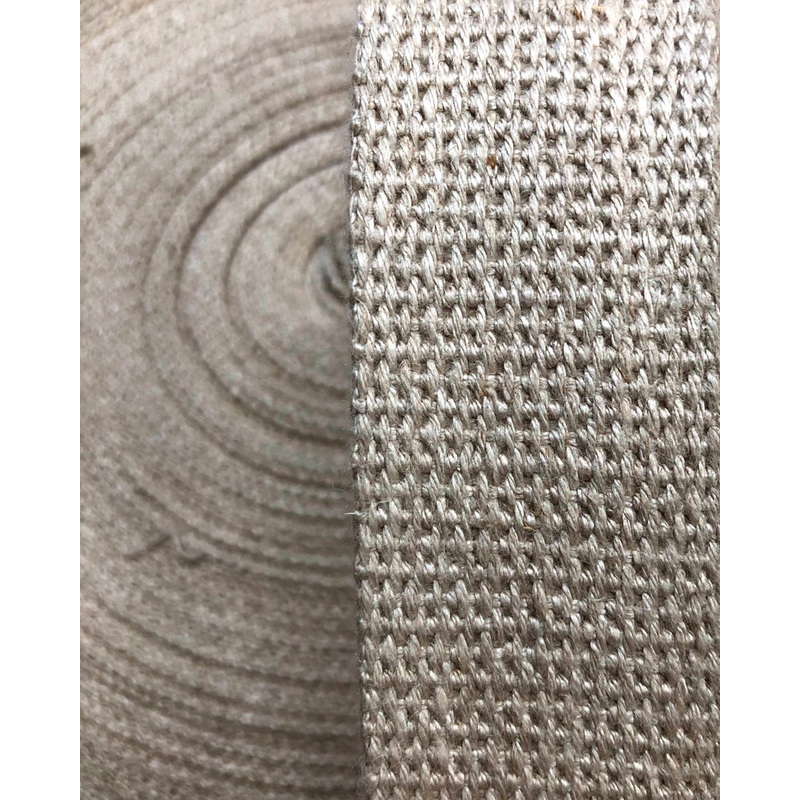 Hemp Webbing by the Roll|0.5 INCH|0.625 INCH|0.75 INCH|1.0 INCH|1.25 INCH|1.5 INCH|2.0 INCH|3.0 INCH|NATURAL|BLACK