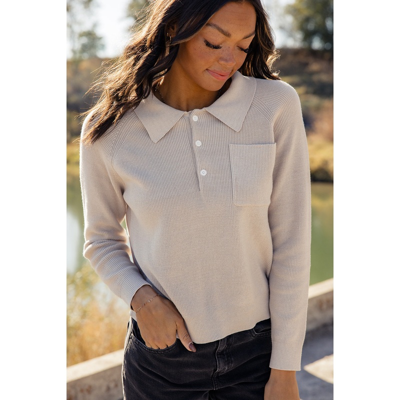 My Whole Heart Collared Sweater