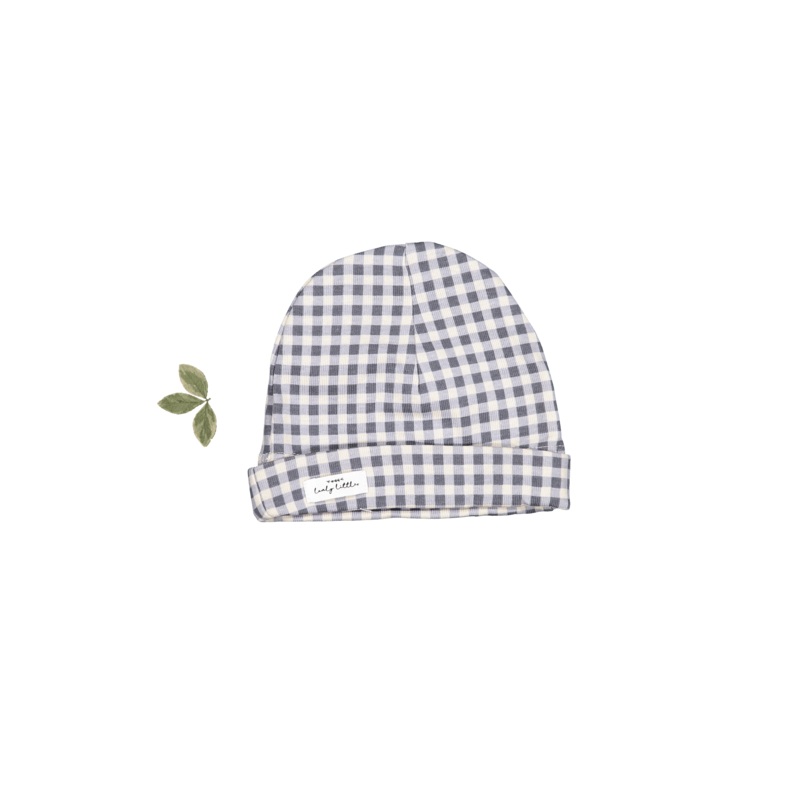 The Printed Hat – Steel Gingham