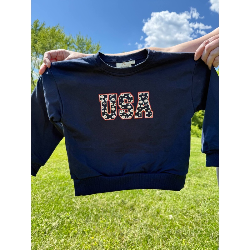 USA Daisy Crewneck Sweatshirt – more colors