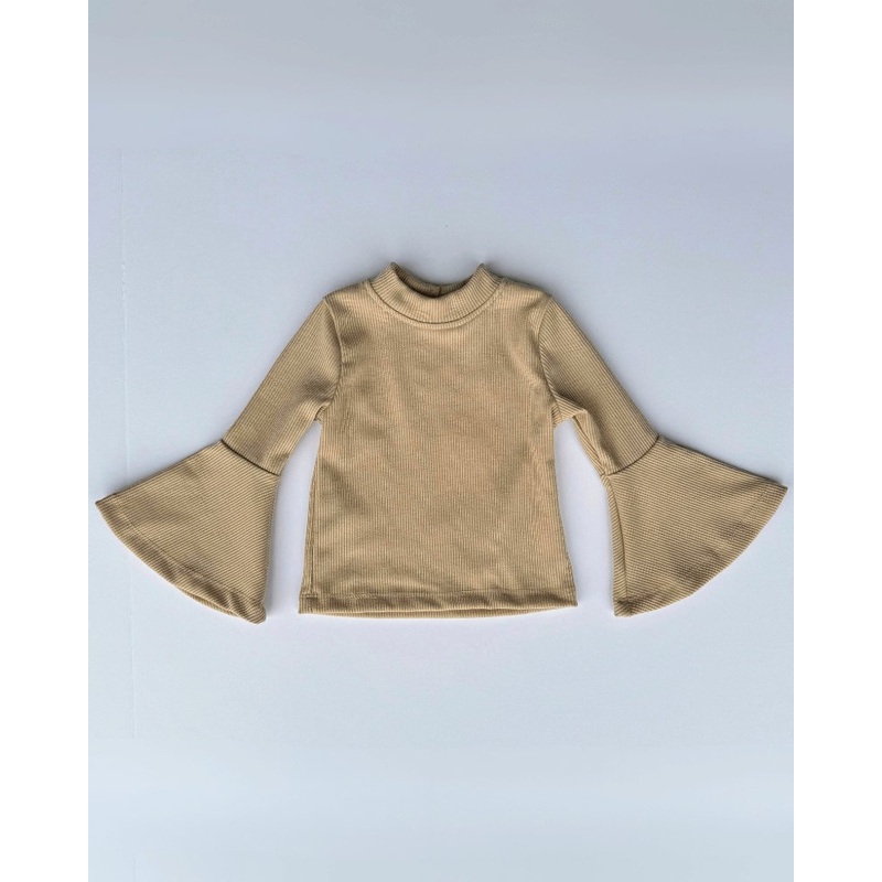 Joni Bell Sleeve Top – Almond|0-3months|3-6months|6-9months|9-12months|12-18months|18-24months|2T|3T|4T|5T