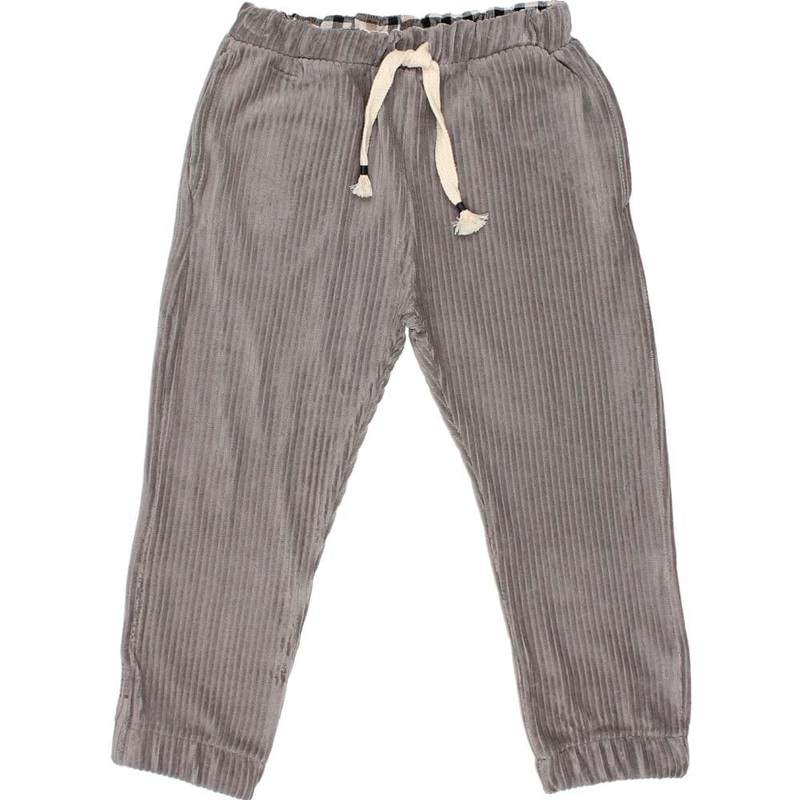 Knit Velour Pants – Elephant|2yr|3yr|4yr|6yr