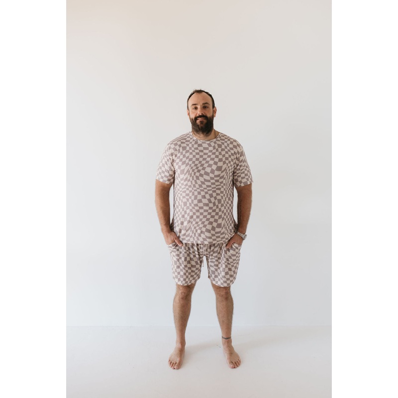 Men’s Bamboo Short Pajamas | Smokey Wave