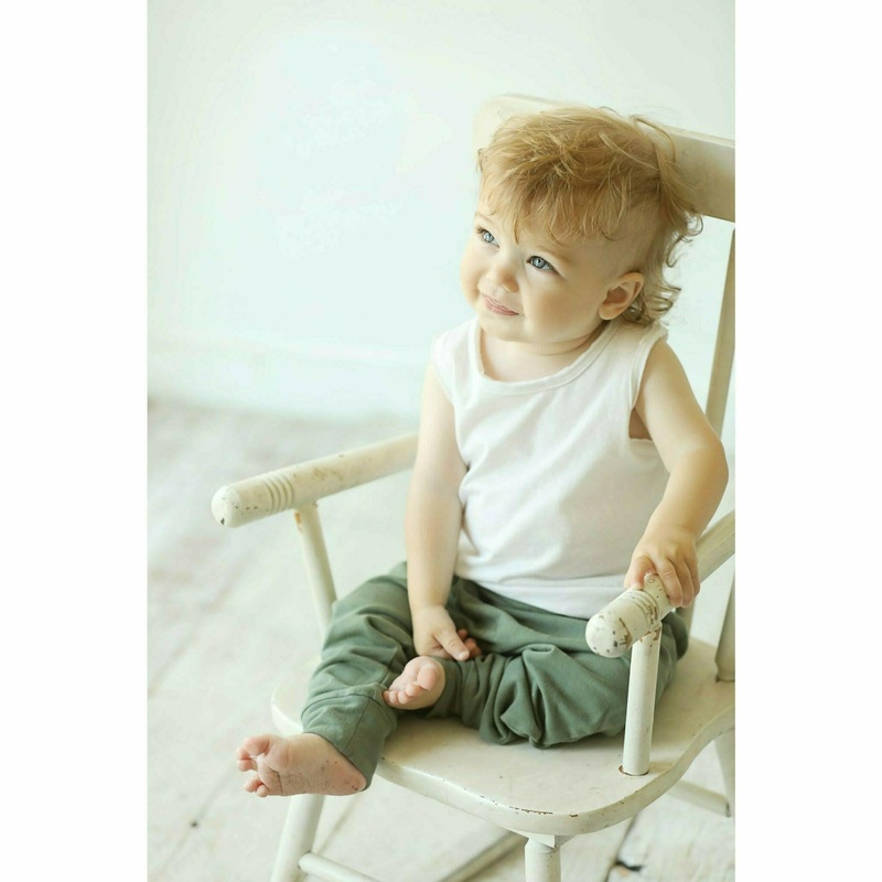 Organic Baby Malibu Pants Olive