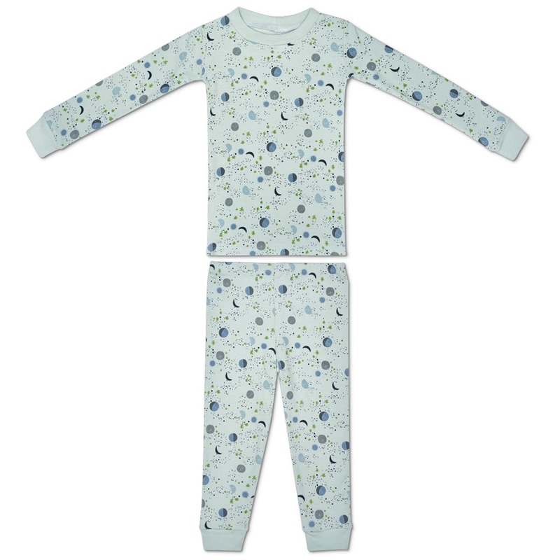 Pajamas – Mint Moon & Stars|2T|3T|4T