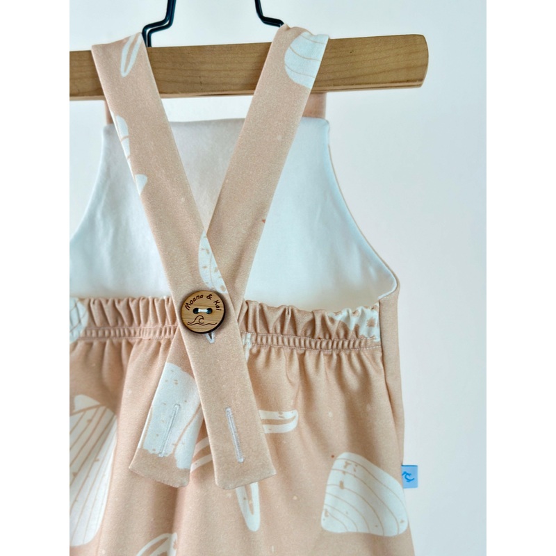 SEASHELL OCEAN ROMPER|NB|3M|6M|9M|1Y|2Y|3Y|4Y|5Y|6Y