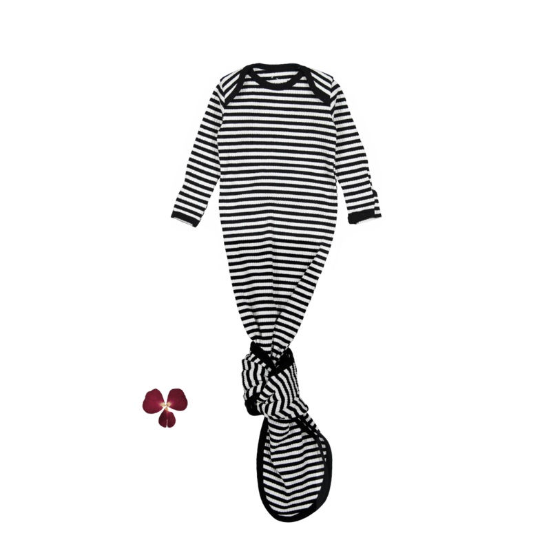 The Printed Baby Gown – Stripe