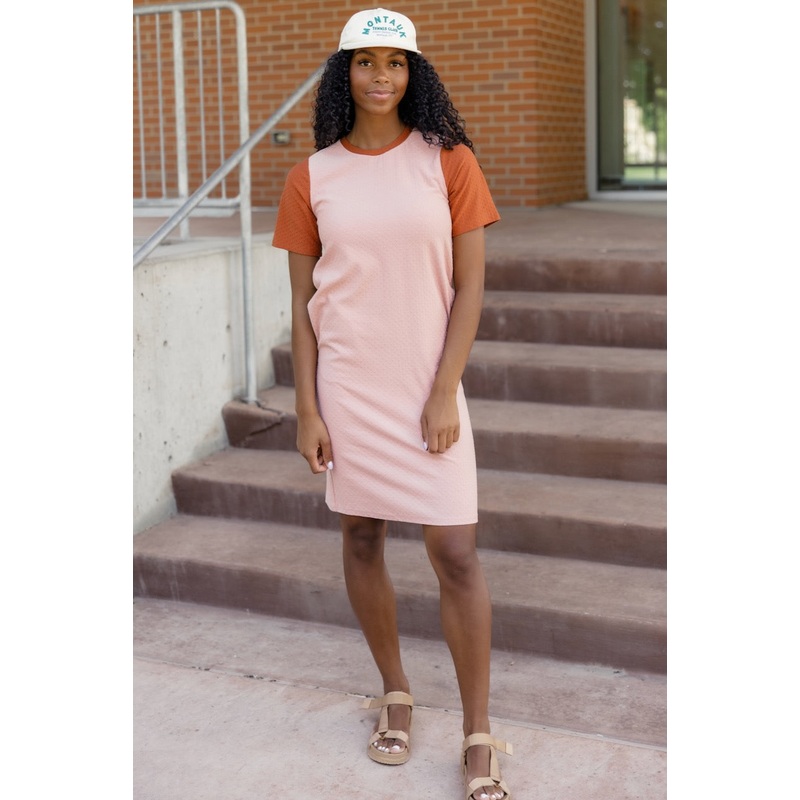Zahara Casual MOM Dress|Salmon|XXS|XS|S|M|L|XL|XXL|XXXL