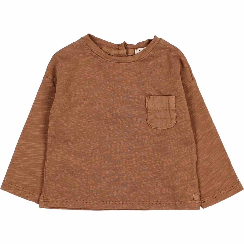Baby Pocket T-Shirt – Muscade|3m|6m|9m|12m|18m|24m