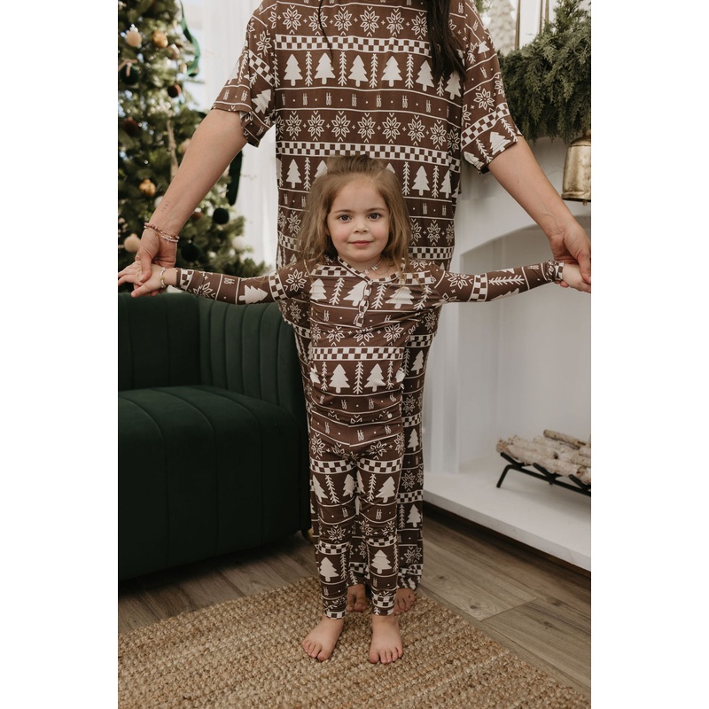 Bamboo Two Piece Pajamas | Forever Fair Isle