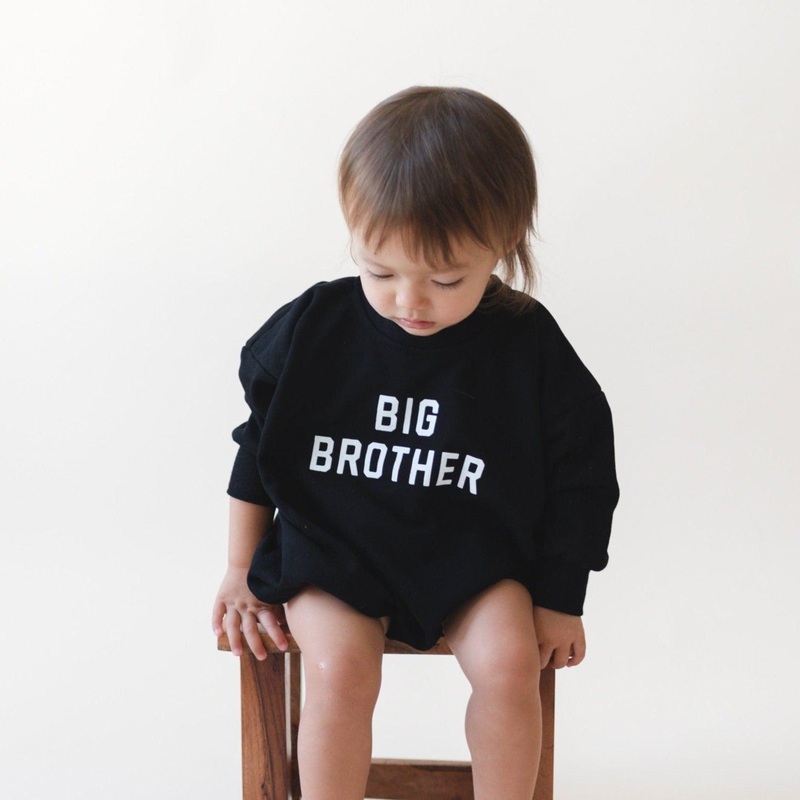 Big Brother Sweatshirt Romper – more colors